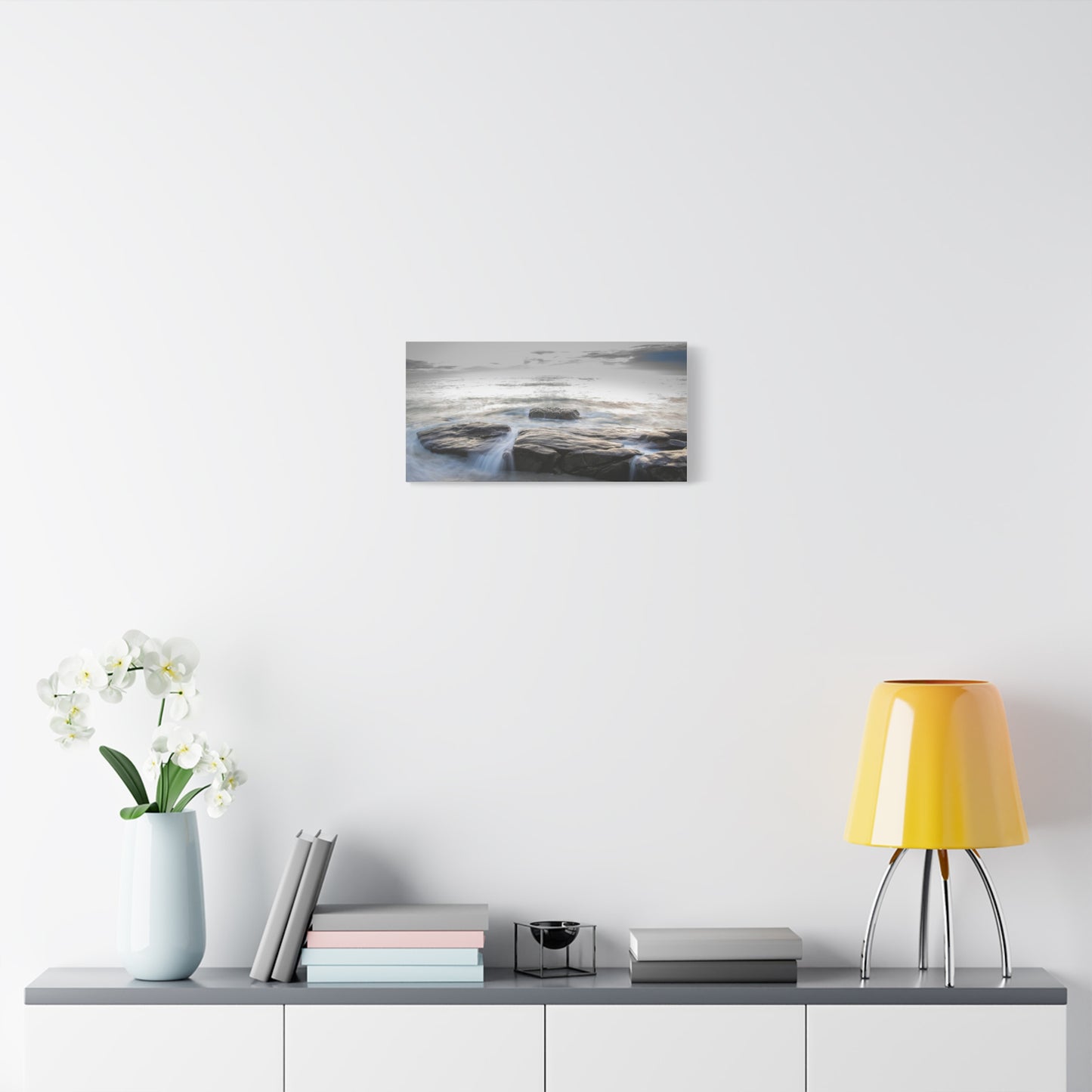 Ebb and Flow Reflections by the Shoreline Matte Canvas, Stretched, 1.25" various sizes to fit perfectly on the wall, great as a house warming gift or for the beach lovers