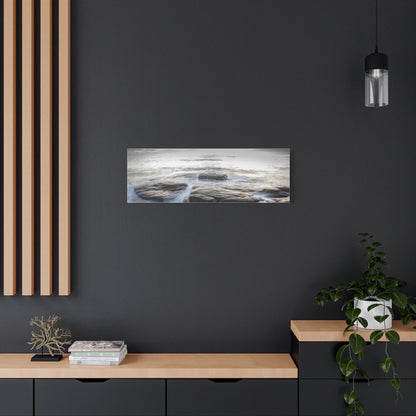 Ebb and Flow Reflections by the Shoreline Matte Canvas, Stretched, 1.25" various sizes to fit perfectly on the wall, great as a house warming gift or for the beach lovers