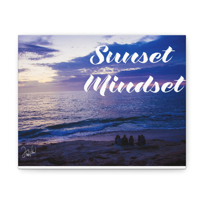 Sunset Mindset: Where Waves Meet Dreams” Canvas Gallery Wraps