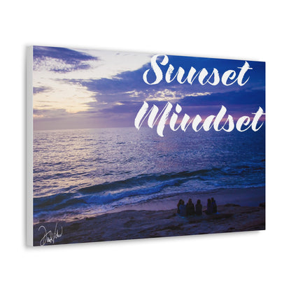 Sunset Mindset: Where Waves Meet Dreams” Canvas Gallery Wraps