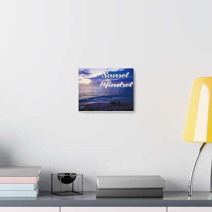 Sunset Mindset: Where Waves Meet Dreams” Canvas Gallery Wraps