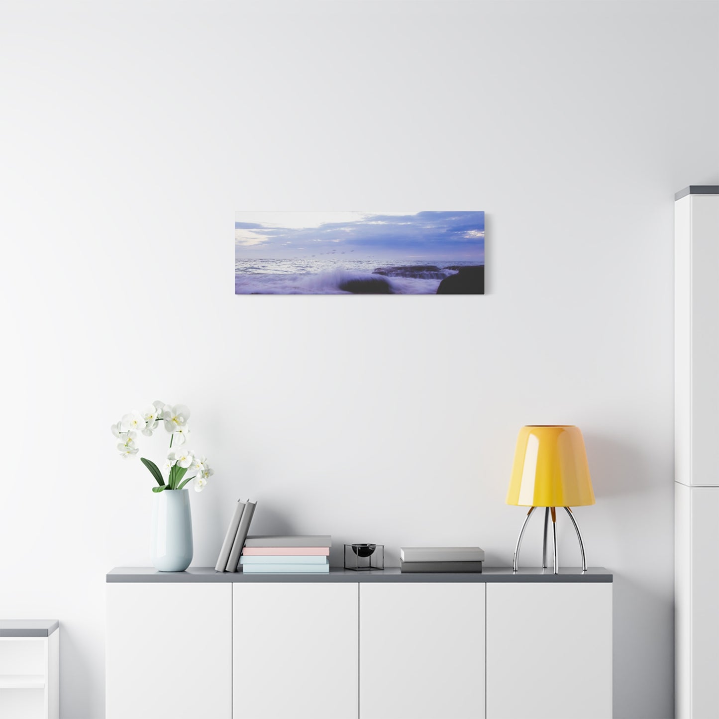 Twilight Serenade  Matte Canvas, Stretched, 1.25" various sizes to fit perfectly on the wall, great as a house warming gift or for the beach lovers