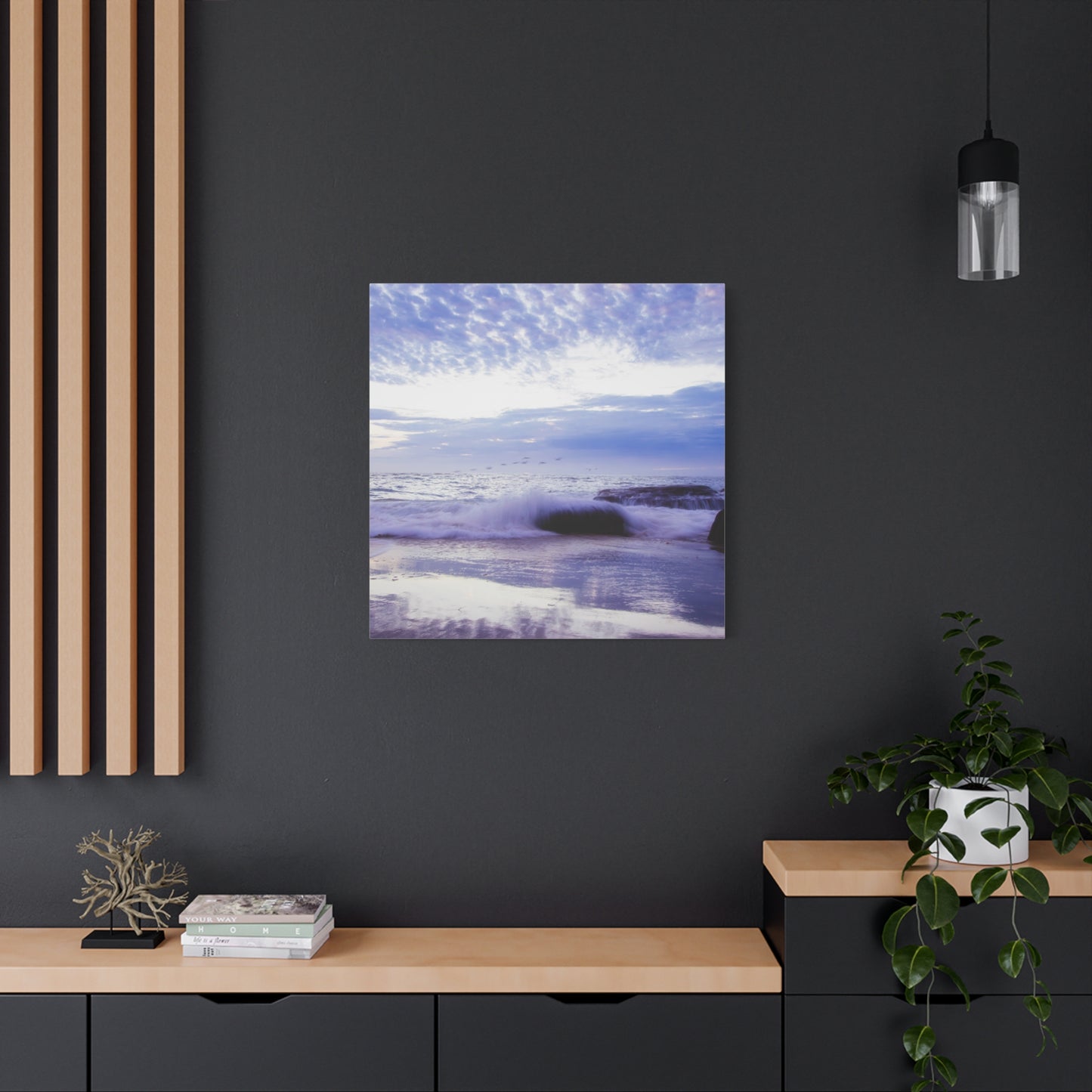 Twilight Serenade  Matte Canvas, Stretched, 1.25" various sizes to fit perfectly on the wall, great as a house warming gift or for the beach lovers