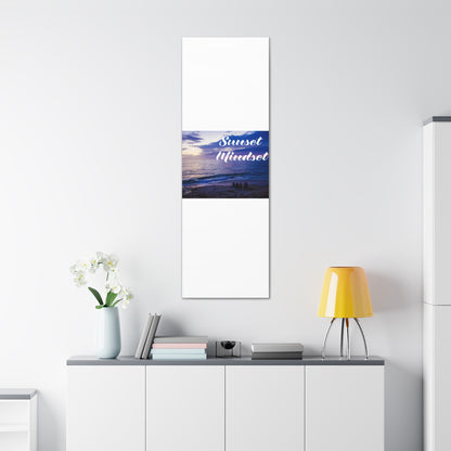 Sunset Mindset: Where Waves Meet Dreams” Canvas Gallery Wraps