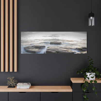 Ebb and Flow Reflections by the Shoreline Matte Canvas, Stretched, 1.25" various sizes to fit perfectly on the wall, great as a house warming gift or for the beach lovers