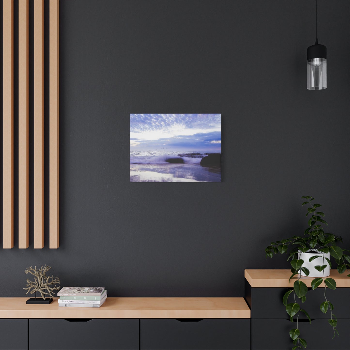 Twilight Serenade  Matte Canvas, Stretched, 1.25" various sizes to fit perfectly on the wall, great as a house warming gift or for the beach lovers