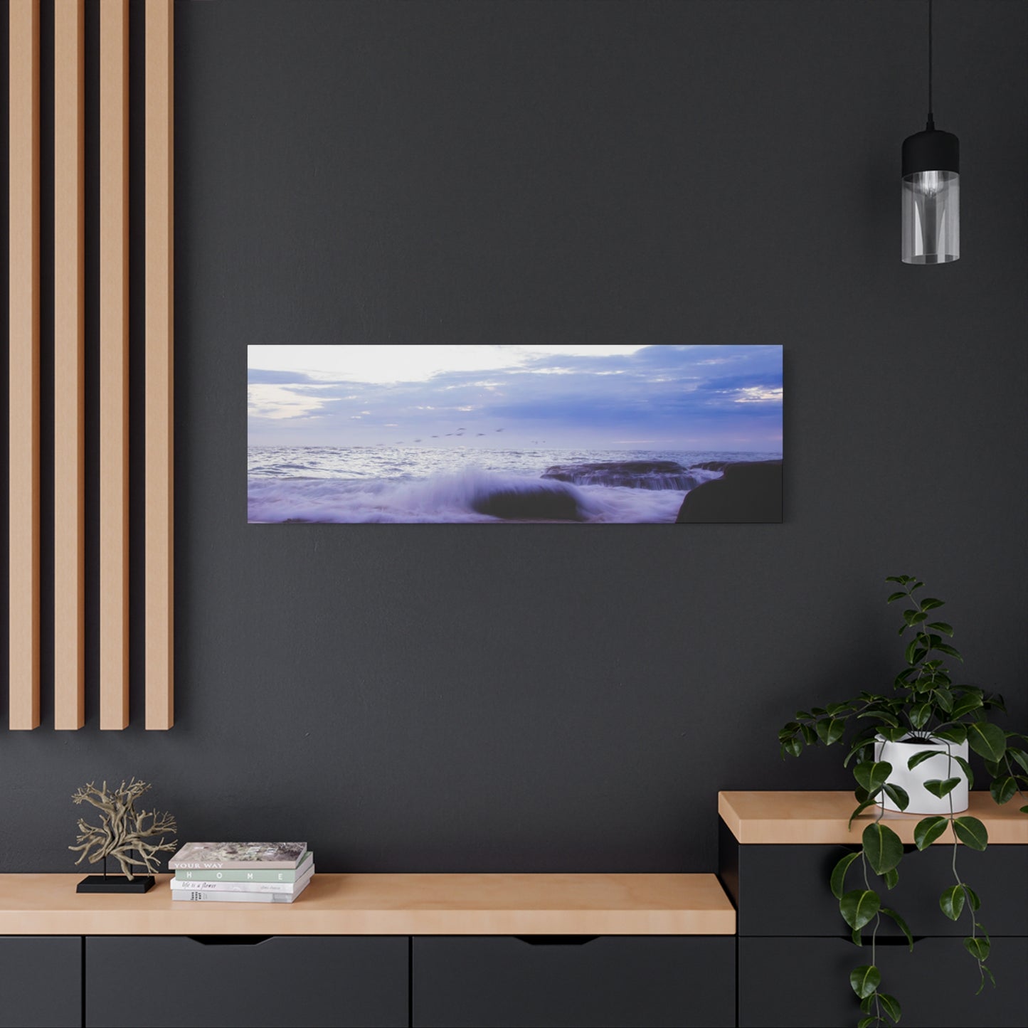 Twilight Serenade  Matte Canvas, Stretched, 1.25" various sizes to fit perfectly on the wall, great as a house warming gift or for the beach lovers