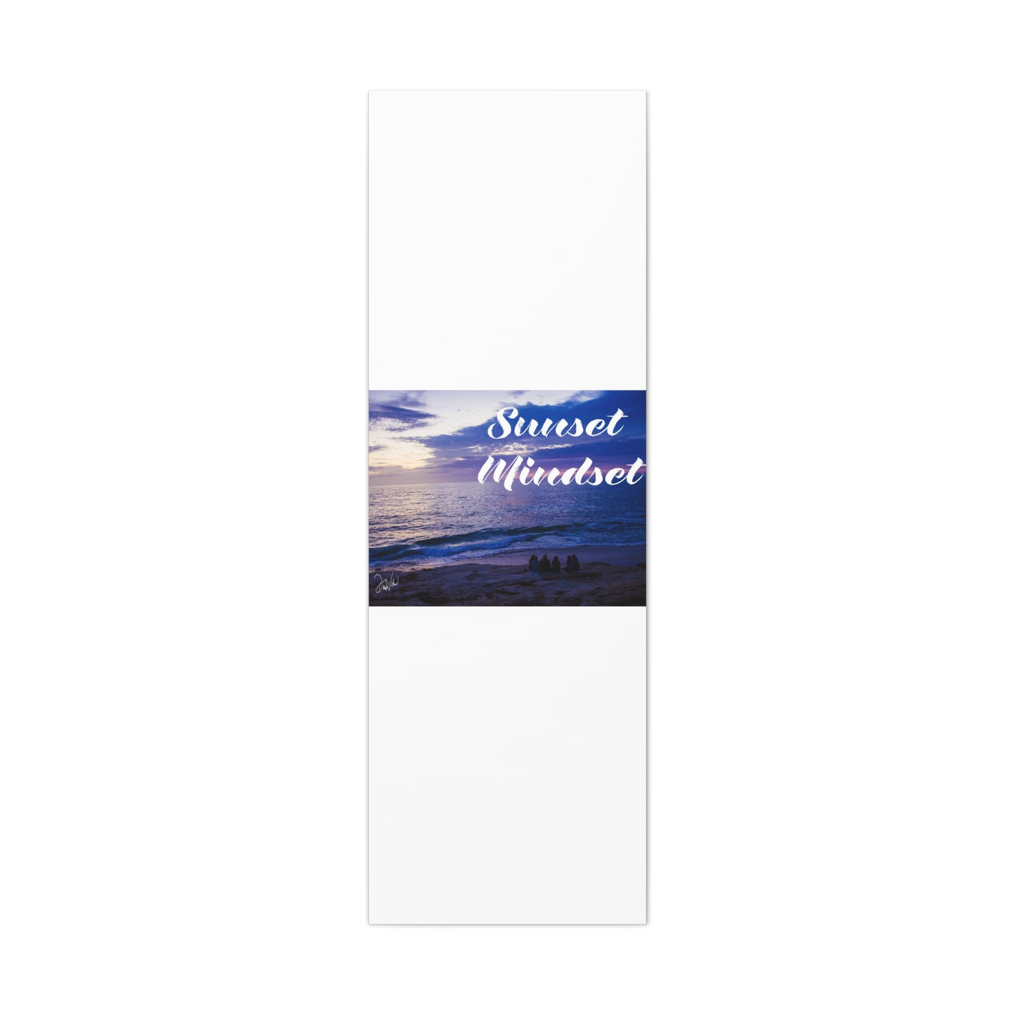 Sunset Mindset: Where Waves Meet Dreams” Canvas Gallery Wraps