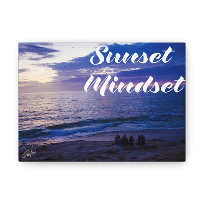 Sunset Mindset: Where Waves Meet Dreams” Canvas Gallery Wraps