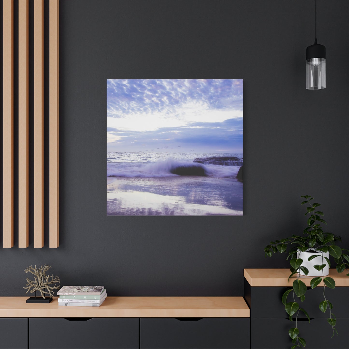 Twilight Serenade  Matte Canvas, Stretched, 1.25" various sizes to fit perfectly on the wall, great as a house warming gift or for the beach lovers