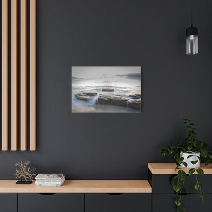 Ebb and Flow Reflections by the Shoreline Matte Canvas, Stretched, 1.25" various sizes to fit perfectly on the wall, great as a house warming gift or for the beach lovers