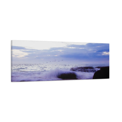 Twilight Serenade  Matte Canvas, Stretched, 1.25" various sizes to fit perfectly on the wall, great as a house warming gift or for the beach lovers