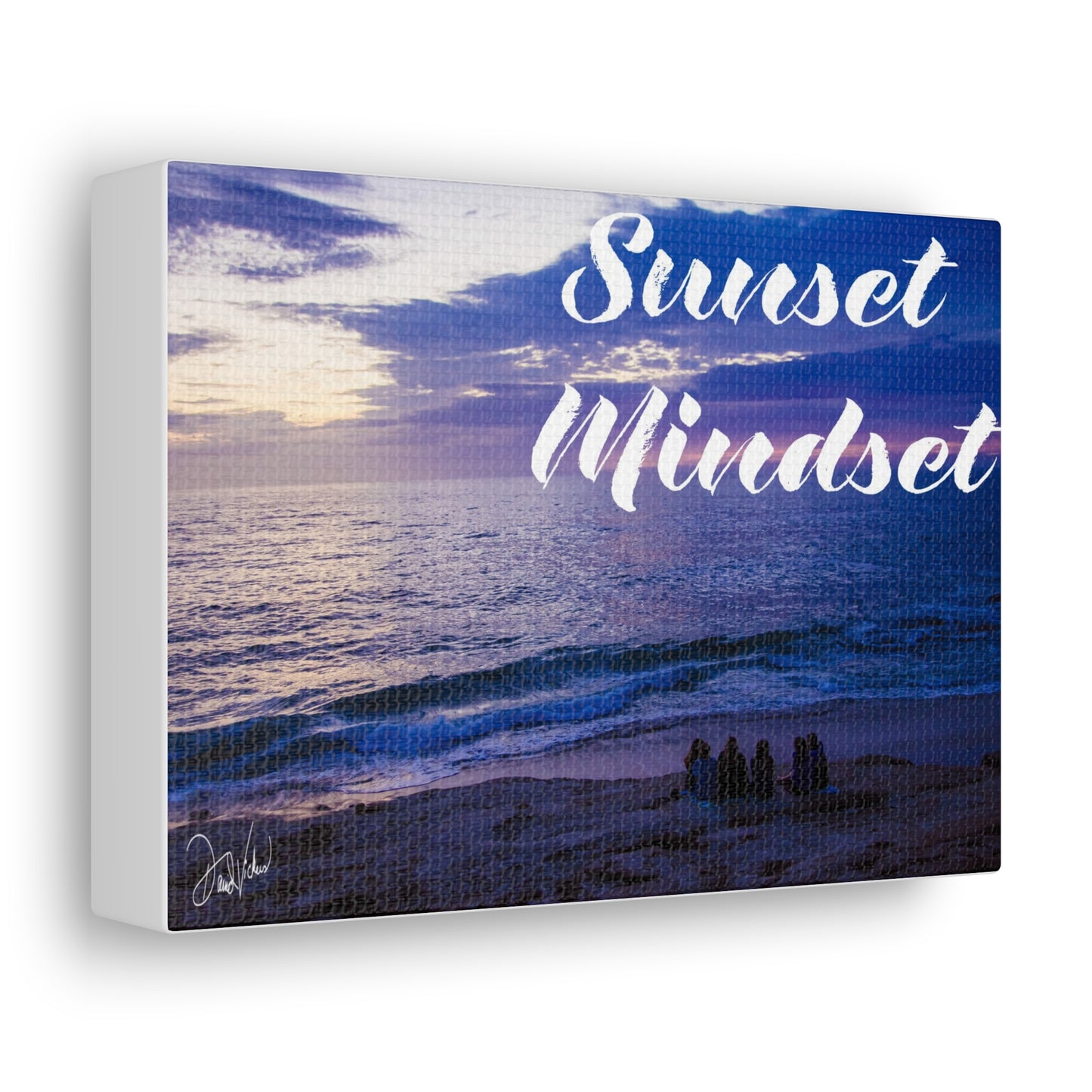 Sunset Mindset: Where Waves Meet Dreams” Canvas Gallery Wraps