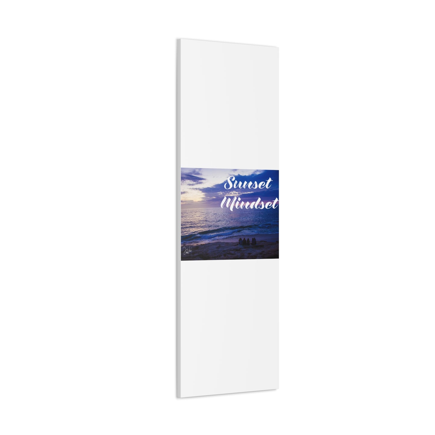 Sunset Mindset: Where Waves Meet Dreams” Canvas Gallery Wraps