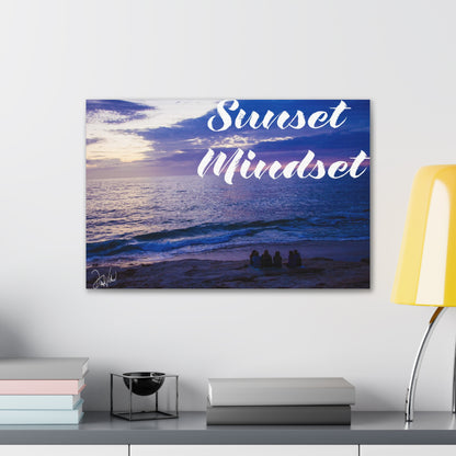 Sunset Mindset: Where Waves Meet Dreams” Canvas Gallery Wraps