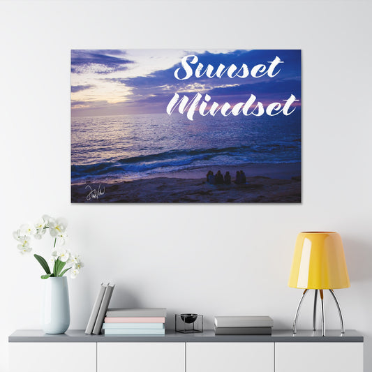 Sunset Mindset: Where Waves Meet Dreams” Canvas Gallery Wraps