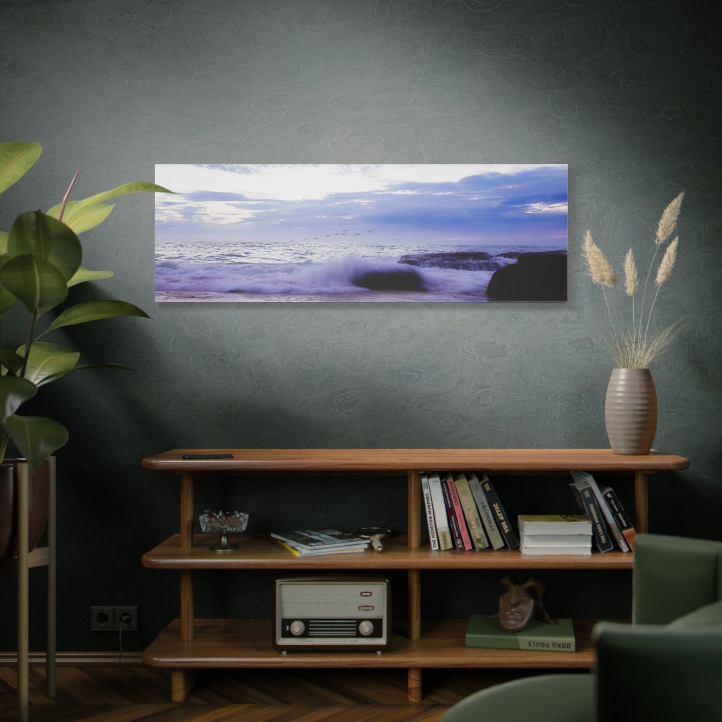 Twilight Serenade  Matte Canvas, Stretched, 1.25" various sizes to fit perfectly on the wall, great as a house warming gift or for the beach lovers