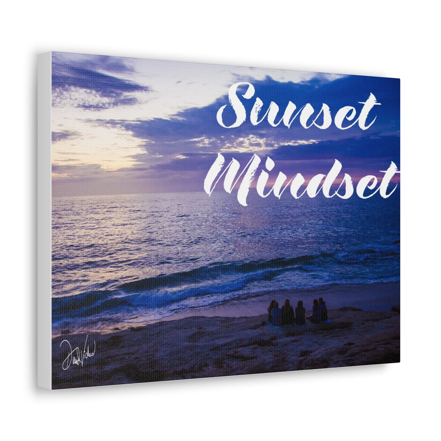 Sunset Mindset: Where Waves Meet Dreams” Canvas Gallery Wraps