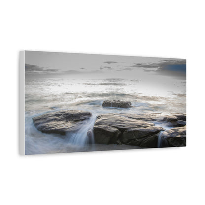 Ebb and Flow Reflections by the Shoreline Matte Canvas, Stretched, 1.25" various sizes to fit perfectly on the wall, great as a house warming gift or for the beach lovers