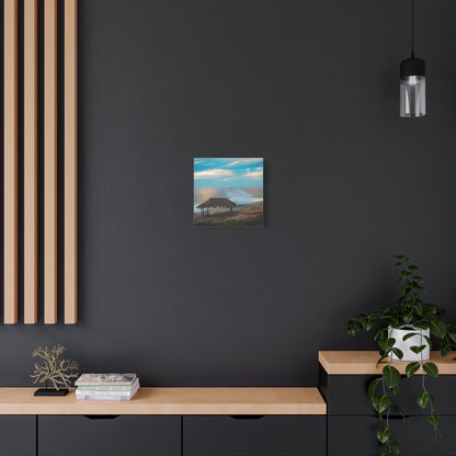 Surf Shack by the Shoreline Matte Canvas, Stretched, 1.25" various sizes to fit perfectly on the wall, great as a house warming gift or for the beach lovers