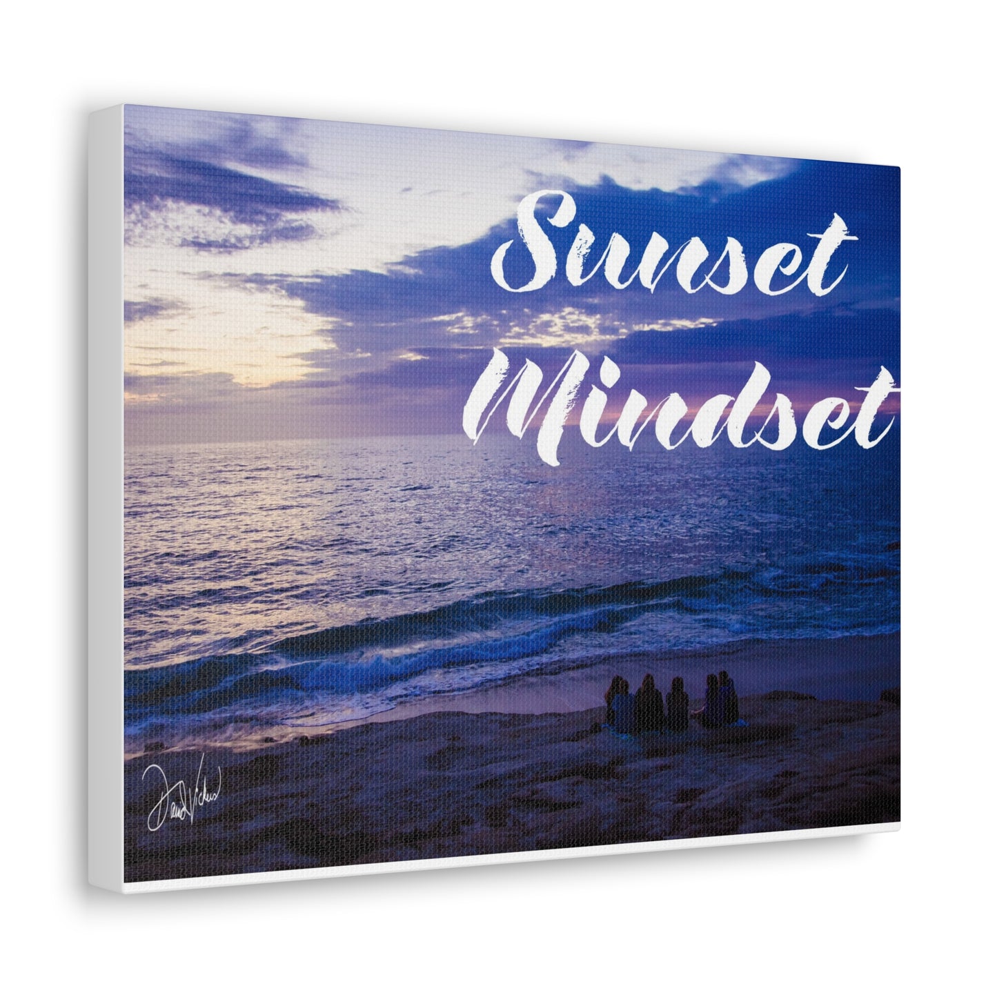 Sunset Mindset: Where Waves Meet Dreams” Canvas Gallery Wraps