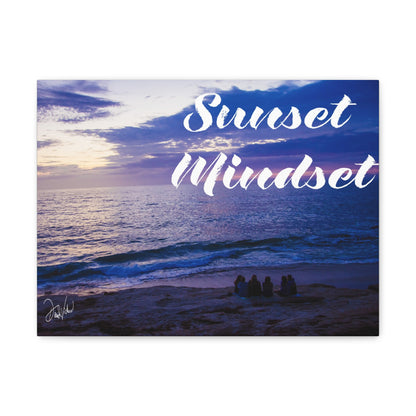 Sunset Mindset: Where Waves Meet Dreams” Canvas Gallery Wraps