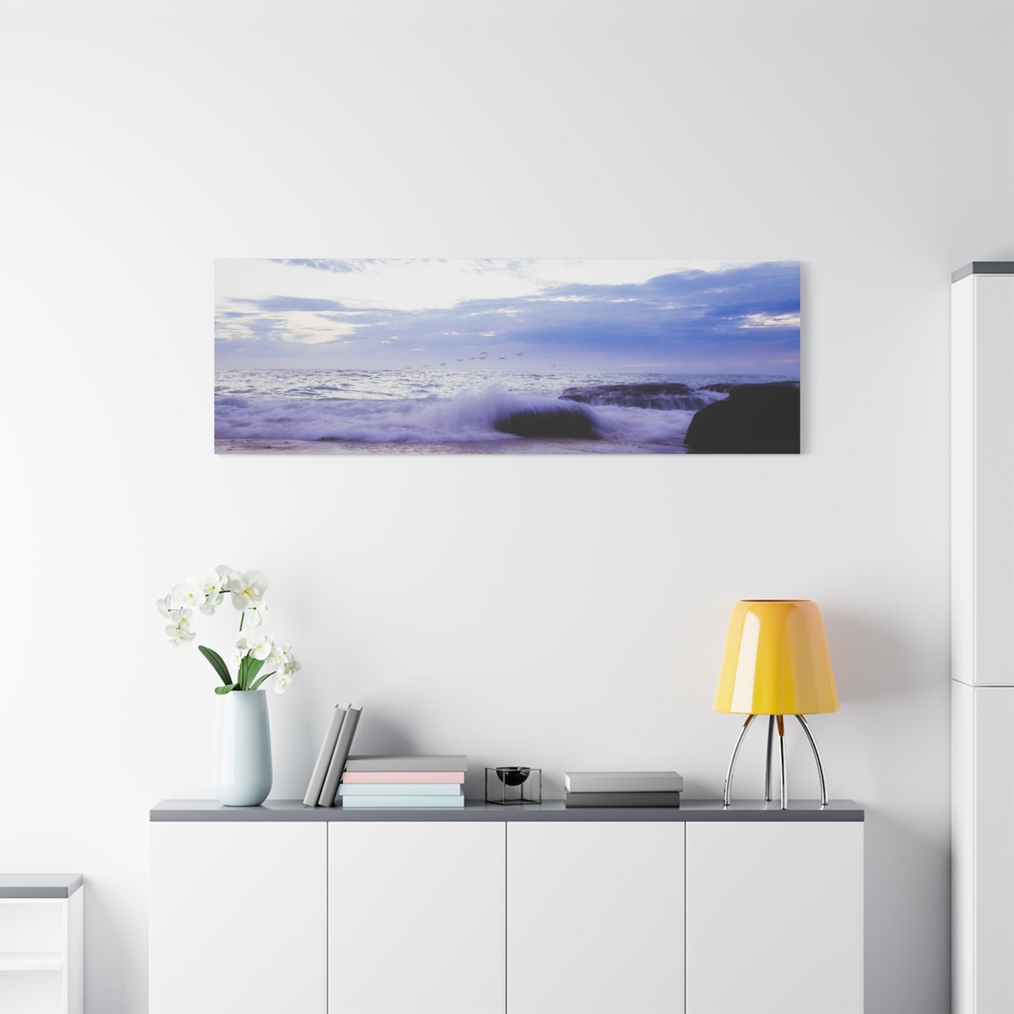 Twilight Serenade  Matte Canvas, Stretched, 1.25" various sizes to fit perfectly on the wall, great as a house warming gift or for the beach lovers