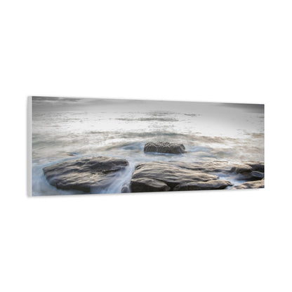 Ebb and Flow Reflections by the Shoreline Matte Canvas, Stretched, 1.25" various sizes to fit perfectly on the wall, great as a house warming gift or for the beach lovers