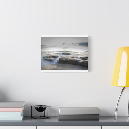 Ebb and Flow Reflections by the Shoreline Matte Canvas, Stretched, 1.25" various sizes to fit perfectly on the wall, great as a house warming gift or for the beach lovers