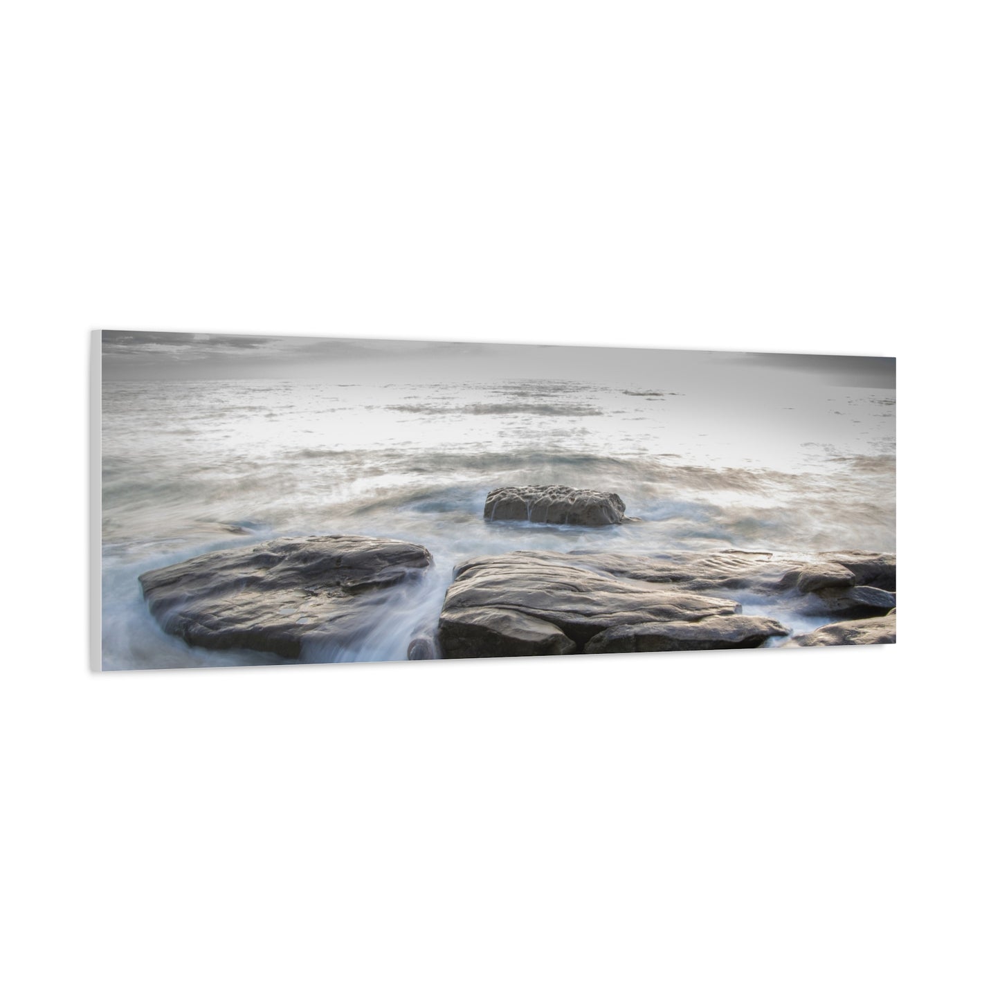 Ebb and Flow Reflections by the Shoreline Matte Canvas, Stretched, 1.25" various sizes to fit perfectly on the wall, great as a house warming gift or for the beach lovers