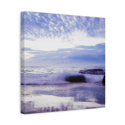 Twilight Serenade  Matte Canvas, Stretched, 1.25" various sizes to fit perfectly on the wall, great as a house warming gift or for the beach lovers