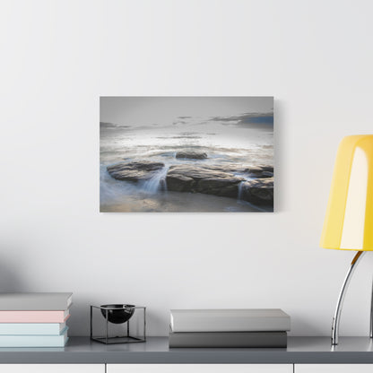 Ebb and Flow Reflections by the Shoreline Matte Canvas, Stretched, 1.25" various sizes to fit perfectly on the wall, great as a house warming gift or for the beach lovers