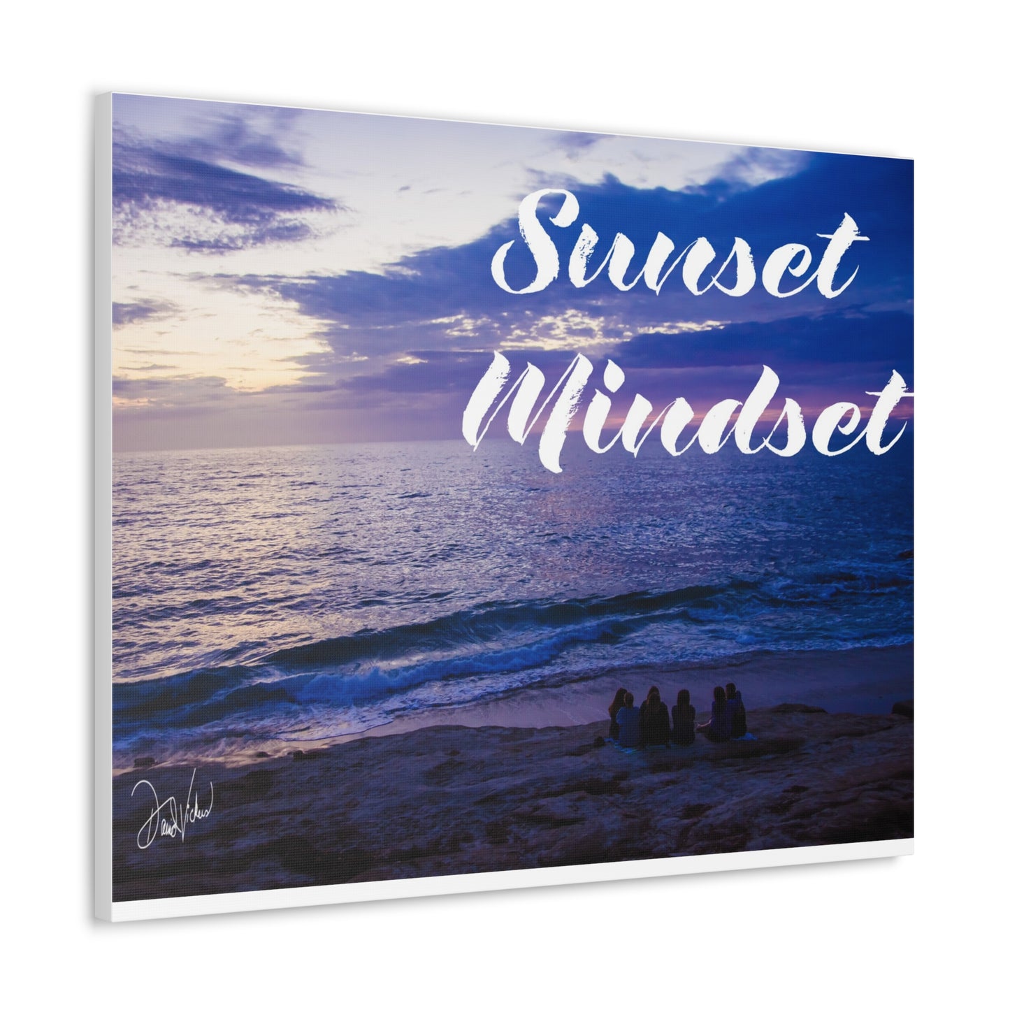 Sunset Mindset: Where Waves Meet Dreams” Canvas Gallery Wraps