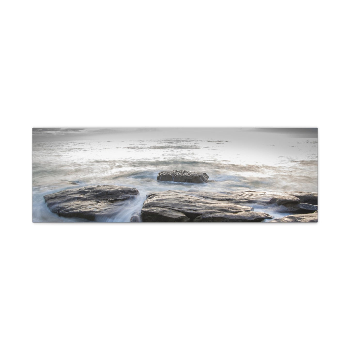 Ebb and Flow Reflections by the Shoreline Matte Canvas, Stretched, 1.25" various sizes to fit perfectly on the wall, great as a house warming gift or for the beach lovers