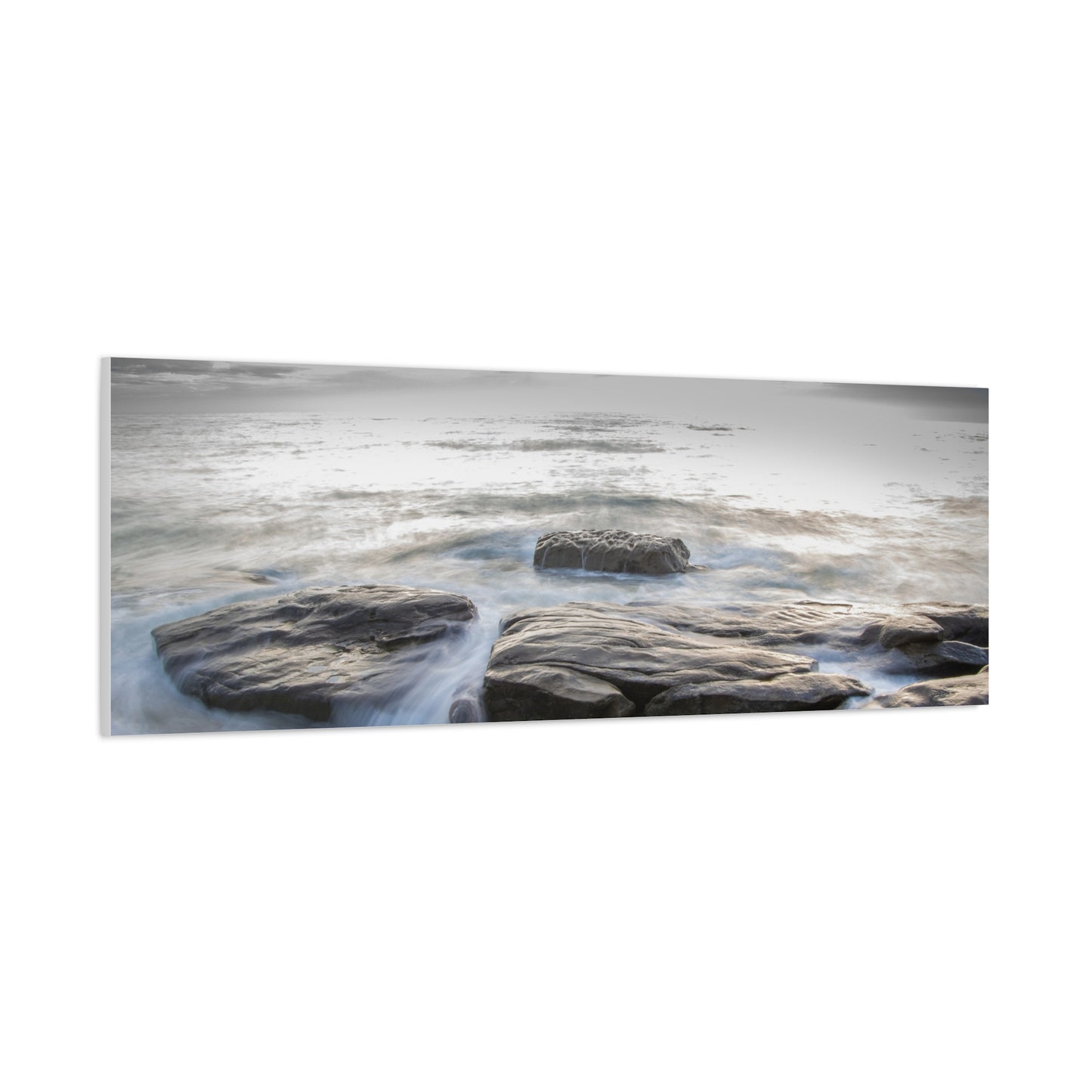 Ebb and Flow Reflections by the Shoreline Matte Canvas, Stretched, 1.25" various sizes to fit perfectly on the wall, great as a house warming gift or for the beach lovers